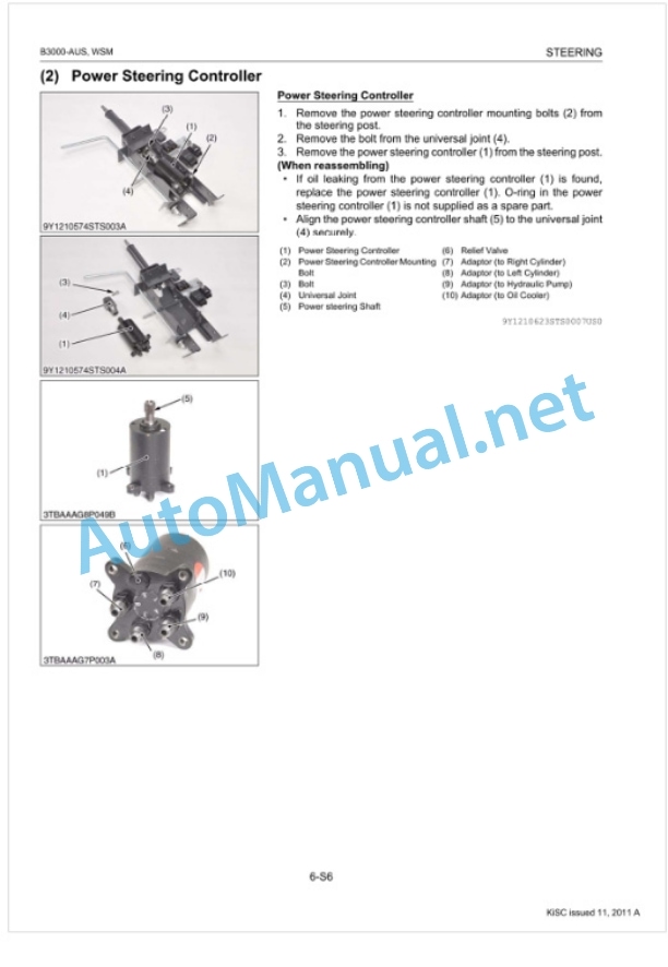 Kubota B3000-AUS Tractor Workshop Manual PDF AUS 4 Kubota B3000-AUS Tractor Workshop Manual PDF AUS-4