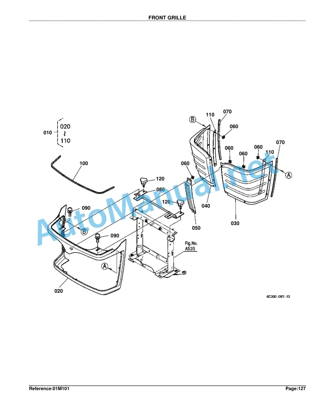 Kubota B3030HSD Tractor Parts Manual PDF 5 Kubota B3030HSD Tractor Parts Manual PDF - Image 5