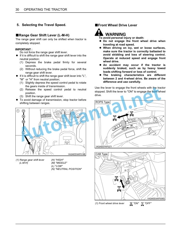 Kubota B3150, B3150SU Tractor Operators Manual PDF 3 Kubota B3150, B3150SU Tractor Operators Manual PDF-3