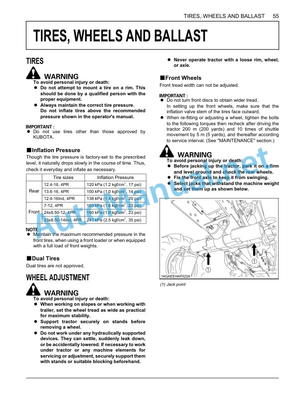 Kubota B3150, B3150SU Tractor Operators Manual PDF 4 Kubota B3150, B3150SU Tractor Operators Manual PDF-4