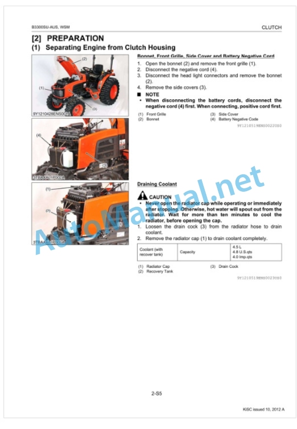 Kubota B3300SU-AUS Tractor Workshop Manual PDF 3 Kubota B3300SU-AUS Tractor Workshop Manual PDF-3