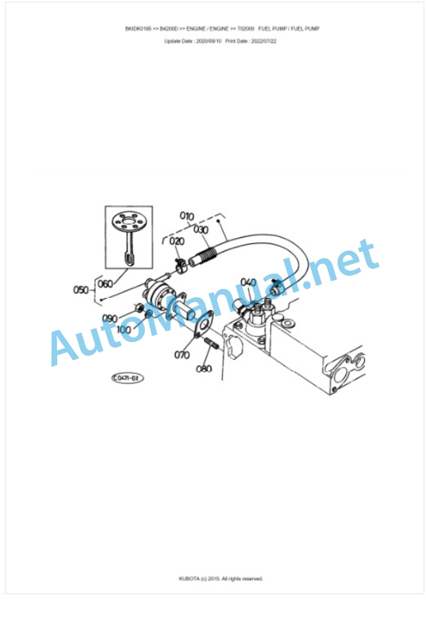 Kubota B4200D Parts Manual PDF BKIDK0195 2 Kubota B4200D Parts Manual PDF BKIDK0195-2