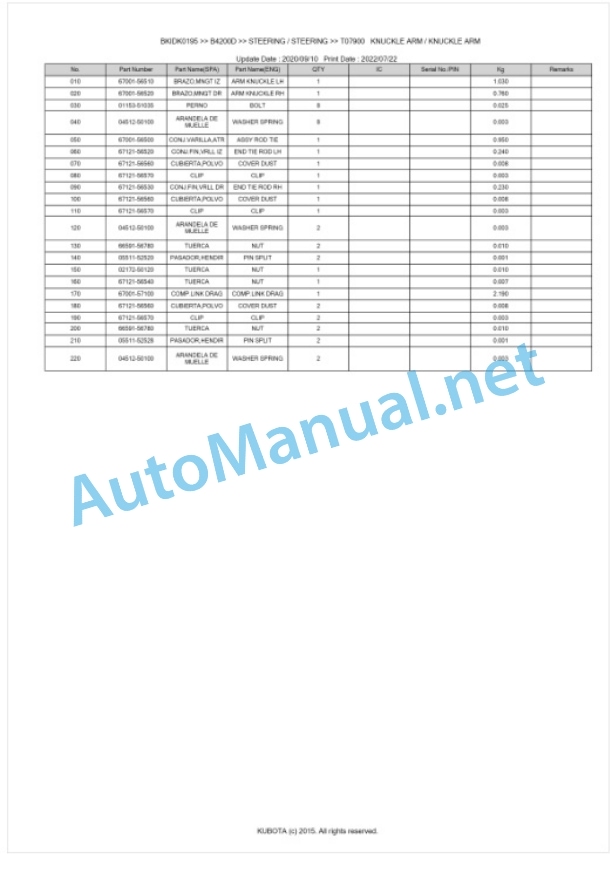 Kubota B4200D Parts Manual PDF BKIDK0195 5 Kubota B4200D Parts Manual PDF BKIDK0195-5