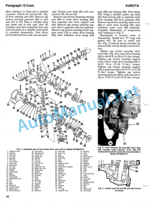 Kubota B5100D, B5100E, B6100D, B6100E, B6100HST Service Manual PDF 4 Kubota B5100D, B5100E, B6100D, B6100E, B6100HST Service Manual PDF-4