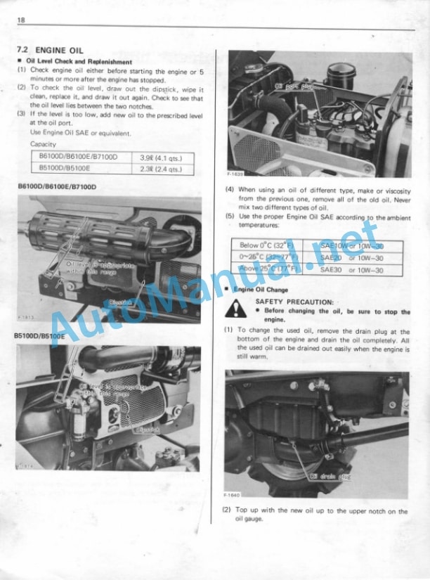 Kubota B5100D, B5100E, B6100D, B6100E, B7100D Tractor Operators Manual PDF 4 Kubota B5100D, B5100E, B6100D, B6100E, B7100D Tractor Operators Manual PDF - Image 4