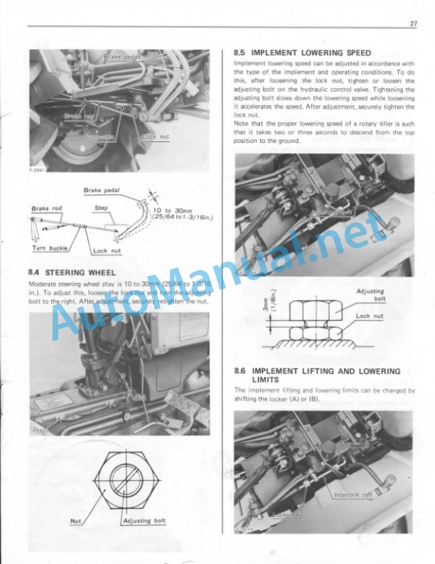 Kubota B5100D, B5100E, B6100D, B6100E, B7100D Tractor Operators Manual PDF 5 Kubota B5100D, B5100E, B6100D, B6100E, B7100D Tractor Operators Manual PDF - Image 5