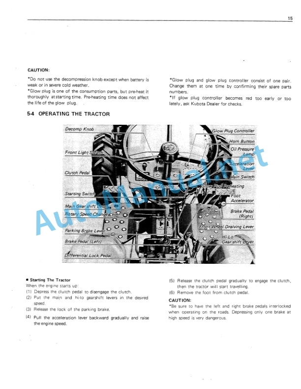 Kubota B6000 Tractor Operators Manual PDF 3 Kubota B6000 Tractor Operators Manual PDF-3