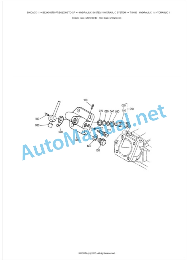Kubota B6200HSTD-PT, B6200HSTD-GP Parts Manual PDF BKIDA0131 3 Kubota B6200HSTD-PT, B6200HSTD-GP Parts Manual PDF BKIDA0131-3