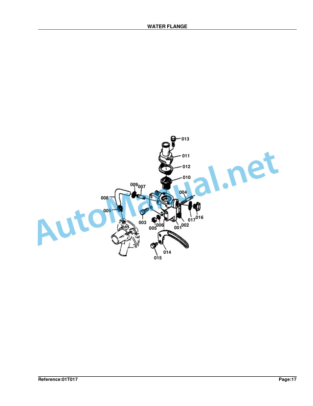 Alternative view of Kubota B8200HST-DP Parts Manual PDF