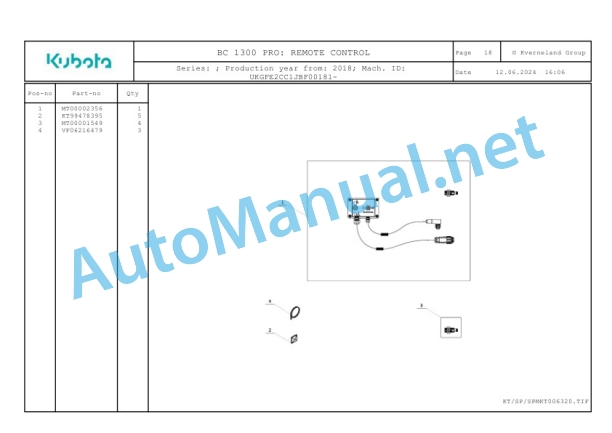 Kubota BC 1300 PRO Parts Manual PDF 5 Kubota BC 1300 PRO Parts Manual PDF-5