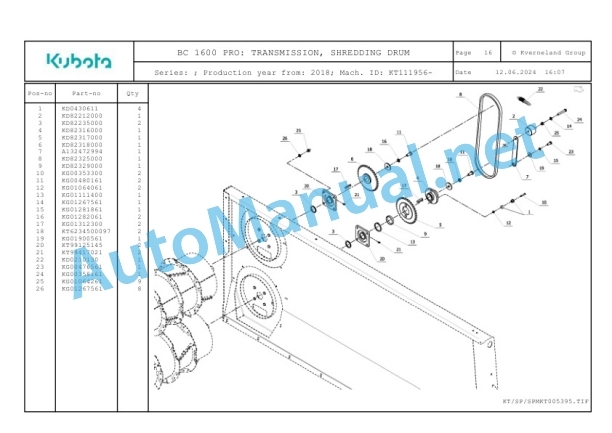 Kubota BC 1600 PRO Parts Manual PDF 4 Kubota BC 1600 PRO Parts Manual PDF-4
