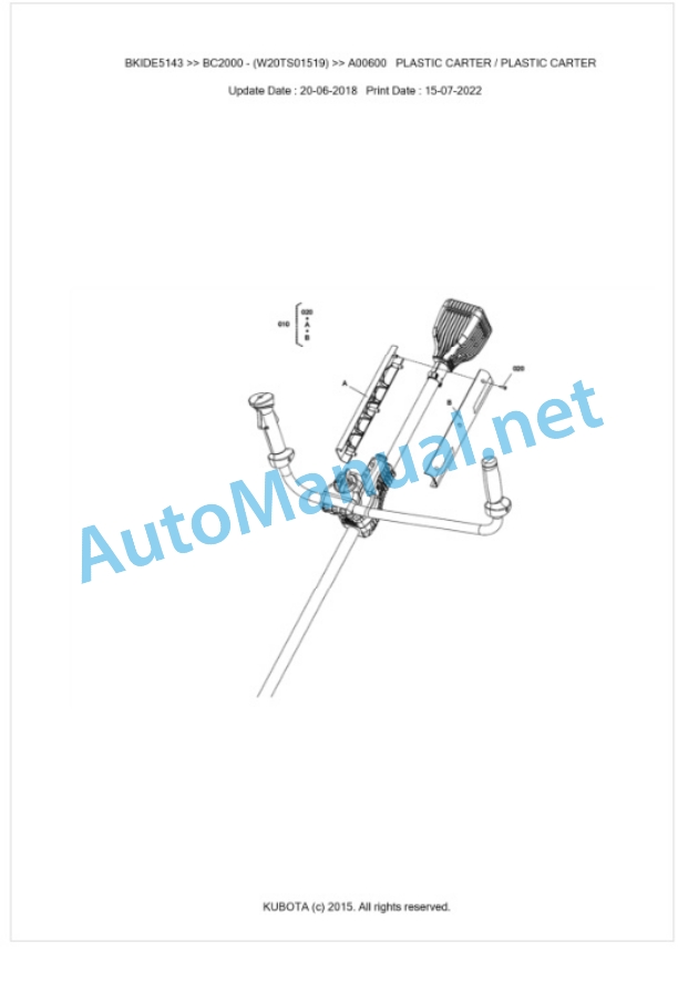 Kubota BC2000 Parts Manual PDF BKIDE5143 4 Kubota BC2000 Parts Manual PDF BKIDE5143-4