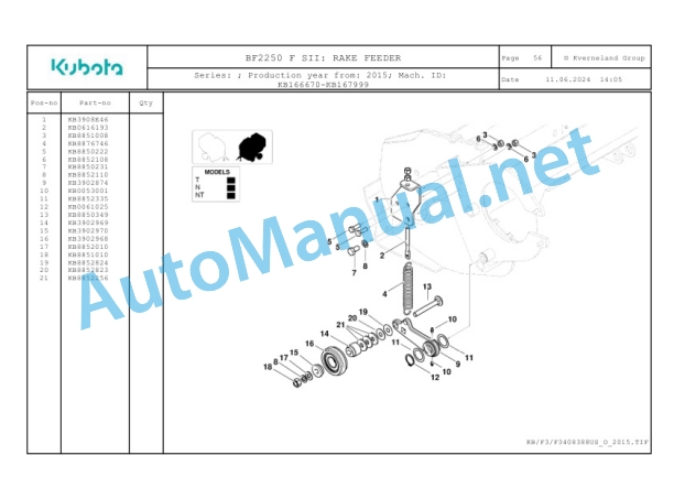 Kubota BF2250 F SII Parts Manual PDF 3 Kubota BF2250 F SII Parts Manual PDF-3