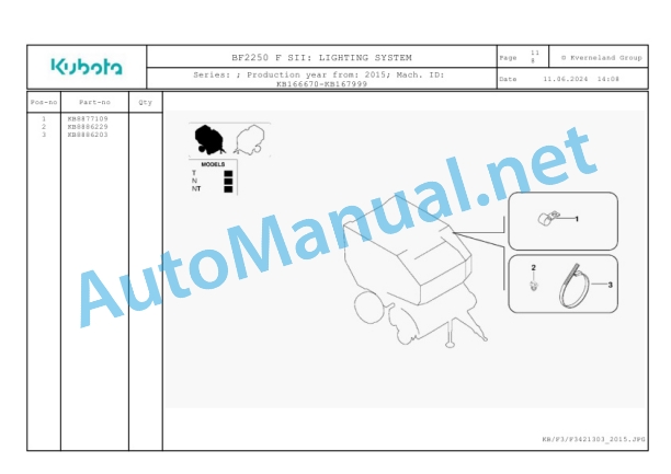 Kubota BF2250 F SII Parts Manual PDF 5 Kubota BF2250 F SII Parts Manual PDF-5