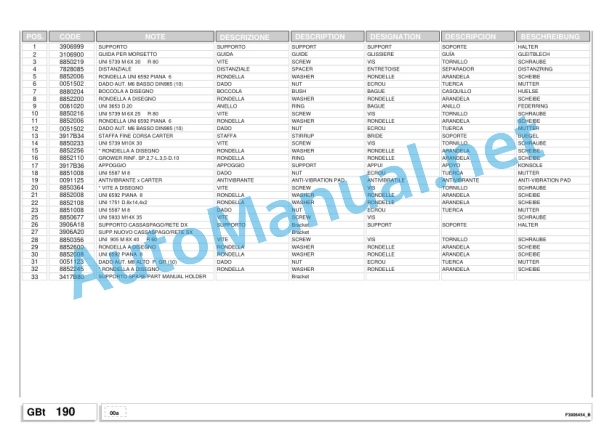 Kubota BF2250 F (T-N-NT) Baler Parts Manual PDF 4 Kubota BF2250 F (T-N-NT) Baler Parts Manual PDF-4
