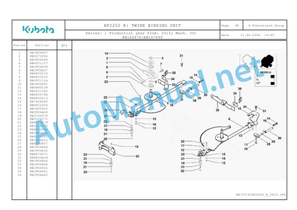Kubota BF2250 R Parts Manual PDF 4 Kubota BF2250 R Parts Manual PDF-4