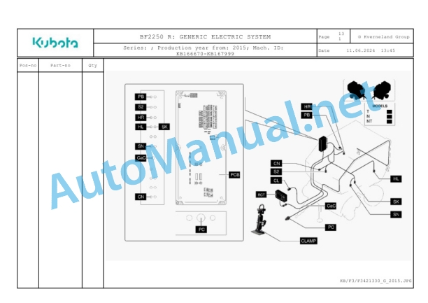 Kubota BF2250 R Parts Manual PDF 5 Kubota BF2250 R Parts Manual PDF-5