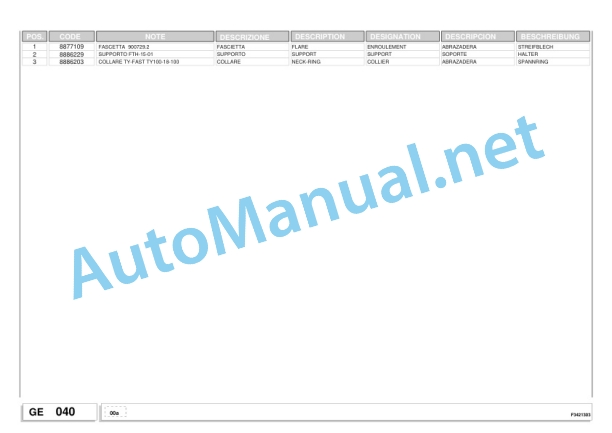 Kubota BF2250 R SII (T-N-NT) Baler Parts Manual PDF 5 Kubota BF2250 R SII (T-N-NT) Baler Parts Manual PDF-5