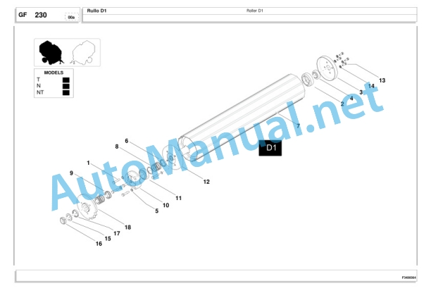 Kubota BF2250 SC14 (N-NT) Baler Parts Manual PDF 2 Kubota BF2250 SC14 (N-NT) Baler Parts Manual PDF-2
