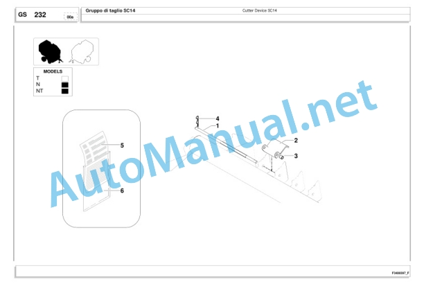 Kubota BF2250 SC14 (N-NT) Baler Parts Manual PDF 3 Kubota BF2250 SC14 (N-NT) Baler Parts Manual PDF-3