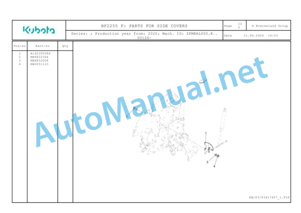 Kubota BF2255 F Parts Manual PDF 5 Kubota BF2255 F Parts Manual PDF-5