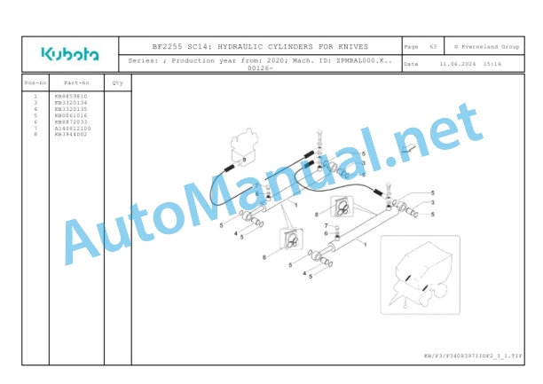 Kubota BF2255 SC14 Parts Manual PDF 3 Kubota BF2255 SC14 Parts Manual PDF-3