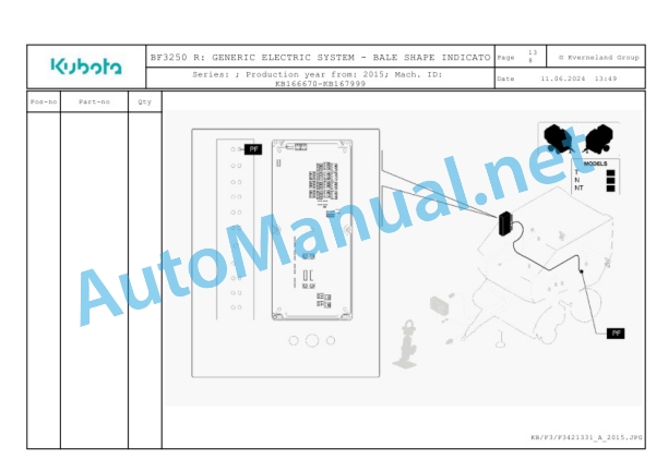 Kubota BF3250 R Parts Manual PDF 5 Kubota BF3250 R Parts Manual PDF-5