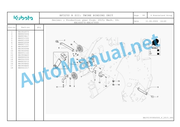 Kubota BF3250 R SII Parts Manual PDF 4 Kubota BF3250 R SII Parts Manual PDF-4