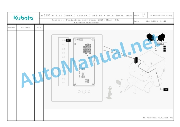 Kubota BF3250 R SII Parts Manual PDF 5 Kubota BF3250 R SII Parts Manual PDF-5