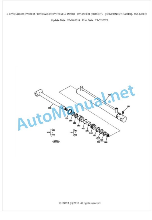Kubota BF400G Parts Manual PDF BKIDK0088 5 Kubota BF400G Parts Manual PDF BKIDK0088-5