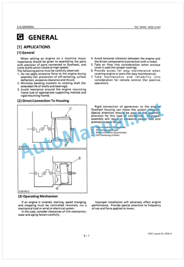 Kubota BG Series Workshop Manual PDF 4 Kubota BG Series Workshop Manual PDF-4