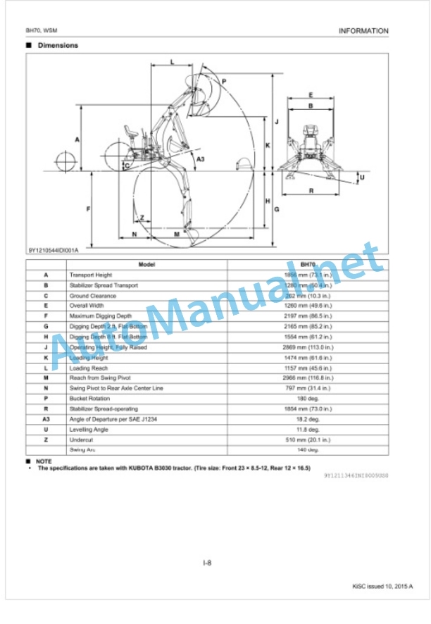 Kubota BH70 Backhoe Workshop Manual PDF 2 Kubota BH70 Backhoe Workshop Manual PDF-2