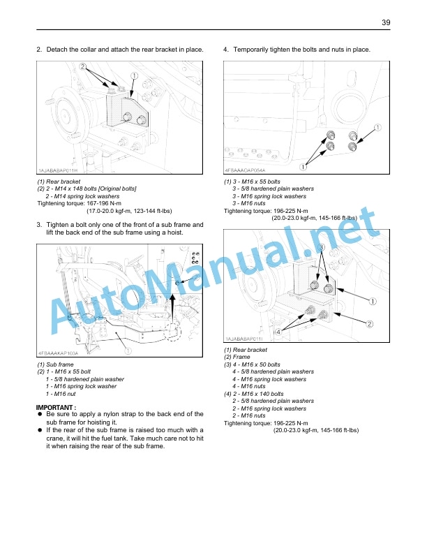 Kubota BH77 Assembly Instruction Parts Manual PDF-4