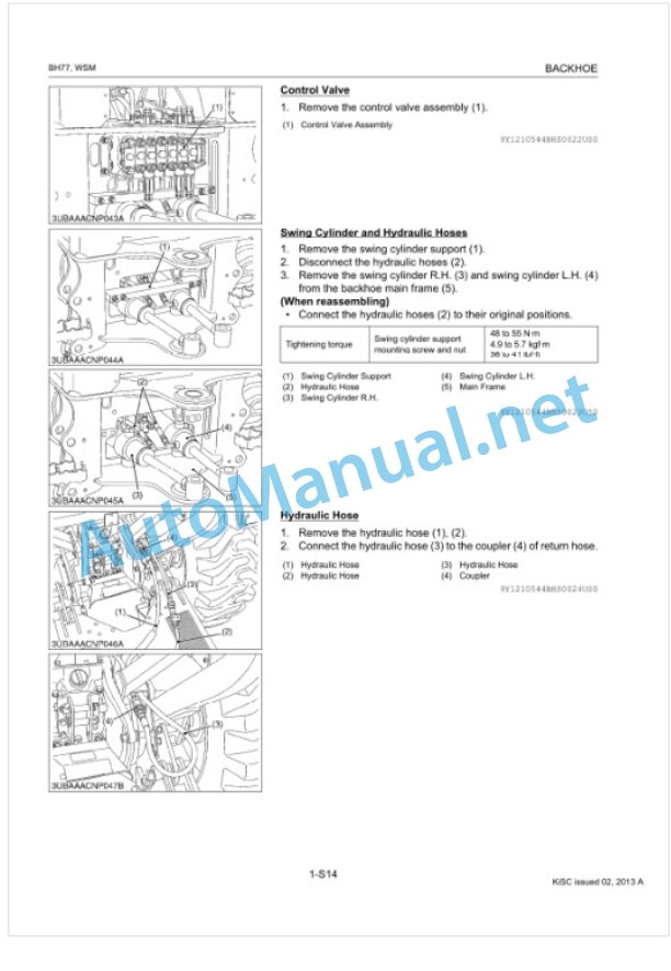 Kubota BH77 Backhoe Workshop Manual PDF 5 Kubota BH77 Backhoe Workshop Manual PDF-5