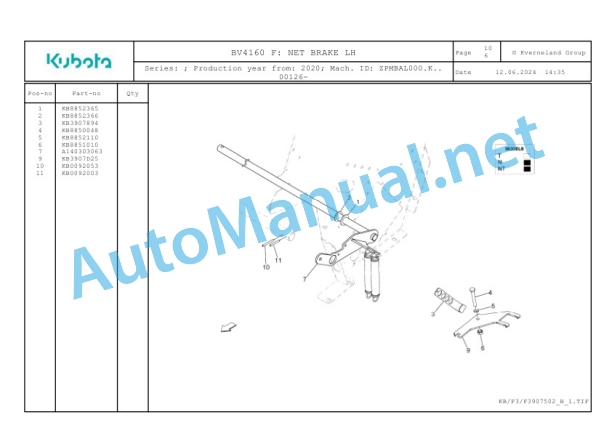 Kubota BV4160 F Parts Manual PDF 4 Kubota BV4160 F Parts Manual PDF-4