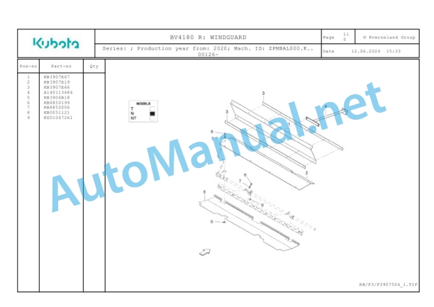 Kubota BV4180 R Parts Manual PDF-4