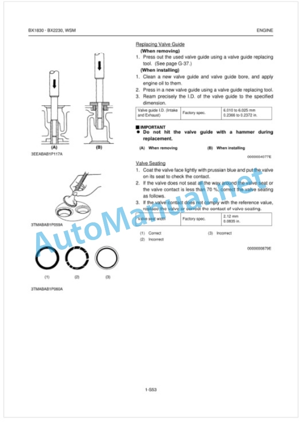 Kubota BX1830, BX2230 Tractor Workshop Manual PDF-3