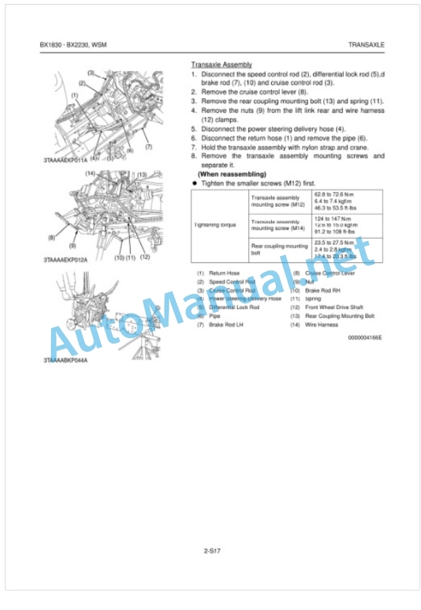 Kubota BX1830, BX2230 Tractor Workshop Manual PDF-4