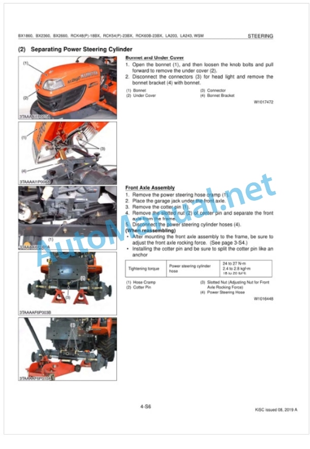 Kubota BX1860, BX2360, BX2660, RCK48 Workshop Manual PDF 4 Kubota BX1860, BX2360, BX2660, RCK48 Workshop Manual PDF-4