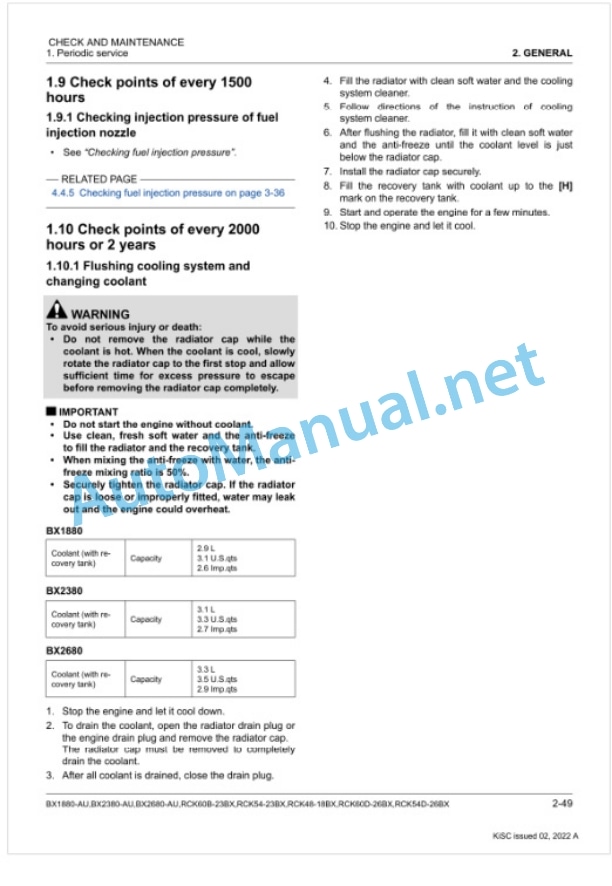 Kubota BX1880-AU, BX2380-AU, BX2680-AU, RCK60B Workshop Manual PDF 2 Kubota BX1880-AU, BX2380-AU, BX2680-AU, RCK60B Workshop Manual PDF-2