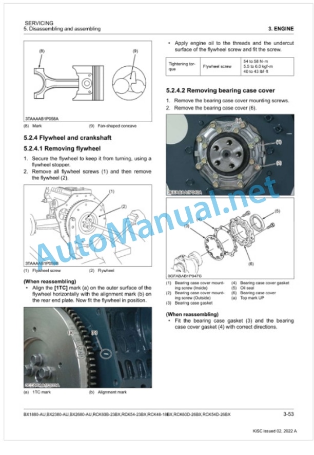 Kubota BX1880-AU, BX2380-AU, BX2680-AU, RCK60B Workshop Manual PDF 3 Kubota BX1880-AU, BX2380-AU, BX2680-AU, RCK60B Workshop Manual PDF-3