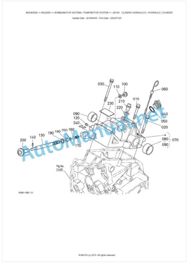 Kubota BX2200D Tractor Workshop Manual PDF 4 Kubota BX2200D Tractor Workshop Manual PDF-4