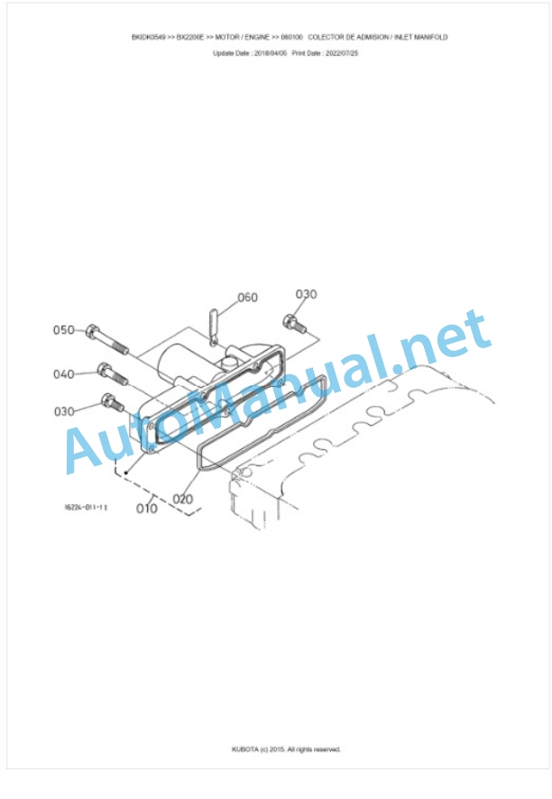 Kubota BX2200E Tractor Workshop Manual PDF 2 Kubota BX2200E Tractor Workshop Manual PDF-2