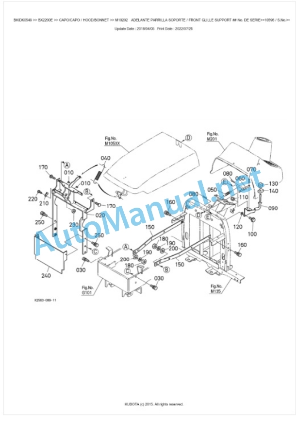 Kubota BX2200E Tractor Workshop Manual PDF 5 Kubota BX2200E Tractor Workshop Manual PDF-5