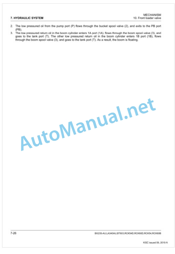 Kubota BX23S-AU, LA340AU, BT603, RCK54D, RCK60D, RCK54, RCK60B Tractor, Front Loader, Backhoe, Rotary Mower Workshop Manual PDF 4 Kubota BX23S-AU, LA340AU, BT603, RCK54D, RCK60D, RCK54, RCK60B Tractor, Front Loader, Backhoe, Rotary Mower Workshop Manual PDF-4