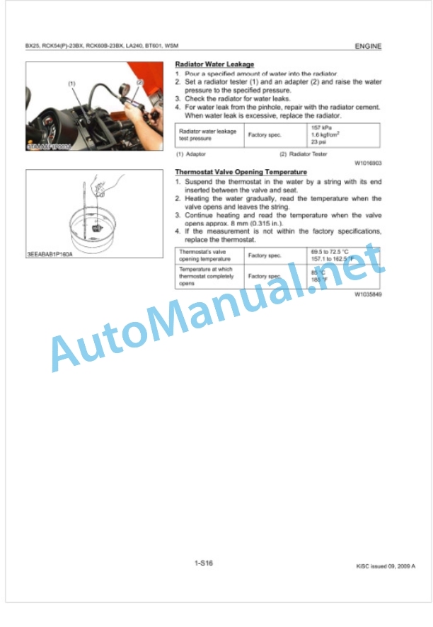 Kubota BX25, LA240, BT601, RCK54, RCK54P, RCK60B Tractor, Front Loader, Backhoe, Rotary Mower Workshop Manual PDF 2 Kubota BX25, LA240, BT601, RCK54, RCK54P, RCK60B Tractor, Front Loader, Backhoe, Rotary Mower Workshop Manual PDF-2