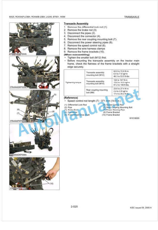 Kubota BX25, LA240, BT601, RCK54, RCK54P, RCK60B Tractor, Front Loader, Backhoe, Rotary Mower Workshop Manual PDF 3 Kubota BX25, LA240, BT601, RCK54, RCK54P, RCK60B Tractor, Front Loader, Backhoe, Rotary Mower Workshop Manual PDF-3