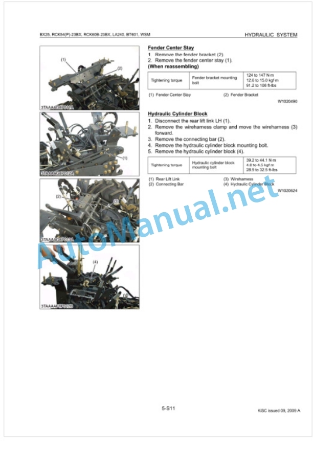 Kubota BX25, LA240, BT601, RCK54, RCK54P, RCK60B Tractor, Front Loader, Backhoe, Rotary Mower Workshop Manual PDF 4 Kubota BX25, LA240, BT601, RCK54, RCK54P, RCK60B Tractor, Front Loader, Backhoe, Rotary Mower Workshop Manual PDF-4