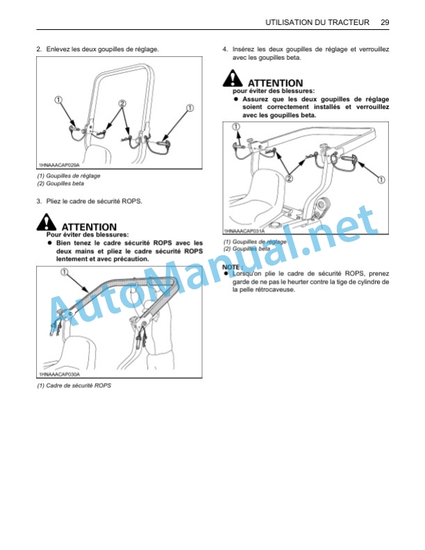 Kubota BX25D, LA240, BT601 Tractor Workshop Manual PDF 3 Kubota BX25D, LA240, BT601 Tractor Workshop Manual PDF - Image 3