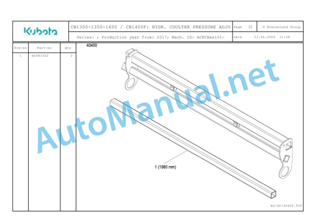 Kubota CB1300-1350-1400, CB1400F Parts Manual PDF 2 Kubota CB1300-1350-1400, CB1400F Parts Manual PDF-2